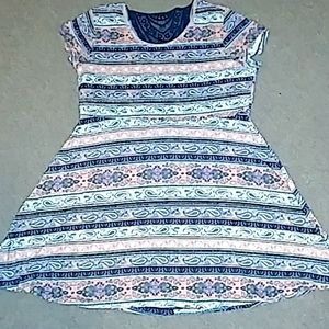 Pink and Black Dress